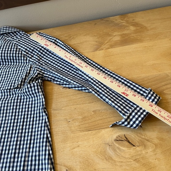 RAVEL TOP M GINGHAM CHECK FIT & FLARE TUNIC COTTON BLD CLASSIC CASUAL ELEGANCE - Picture 9 of 13